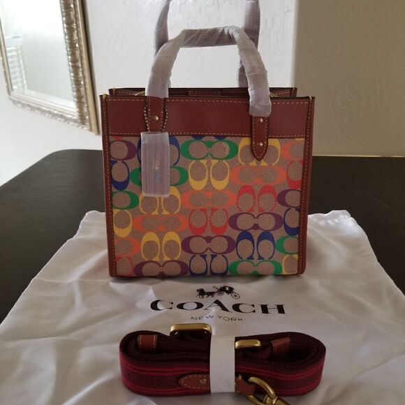 Coach Handbags - New Coach Rainbow Crossbody